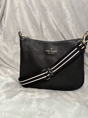 Kate Spade Rosie Black Pebbled Leather Crossbody